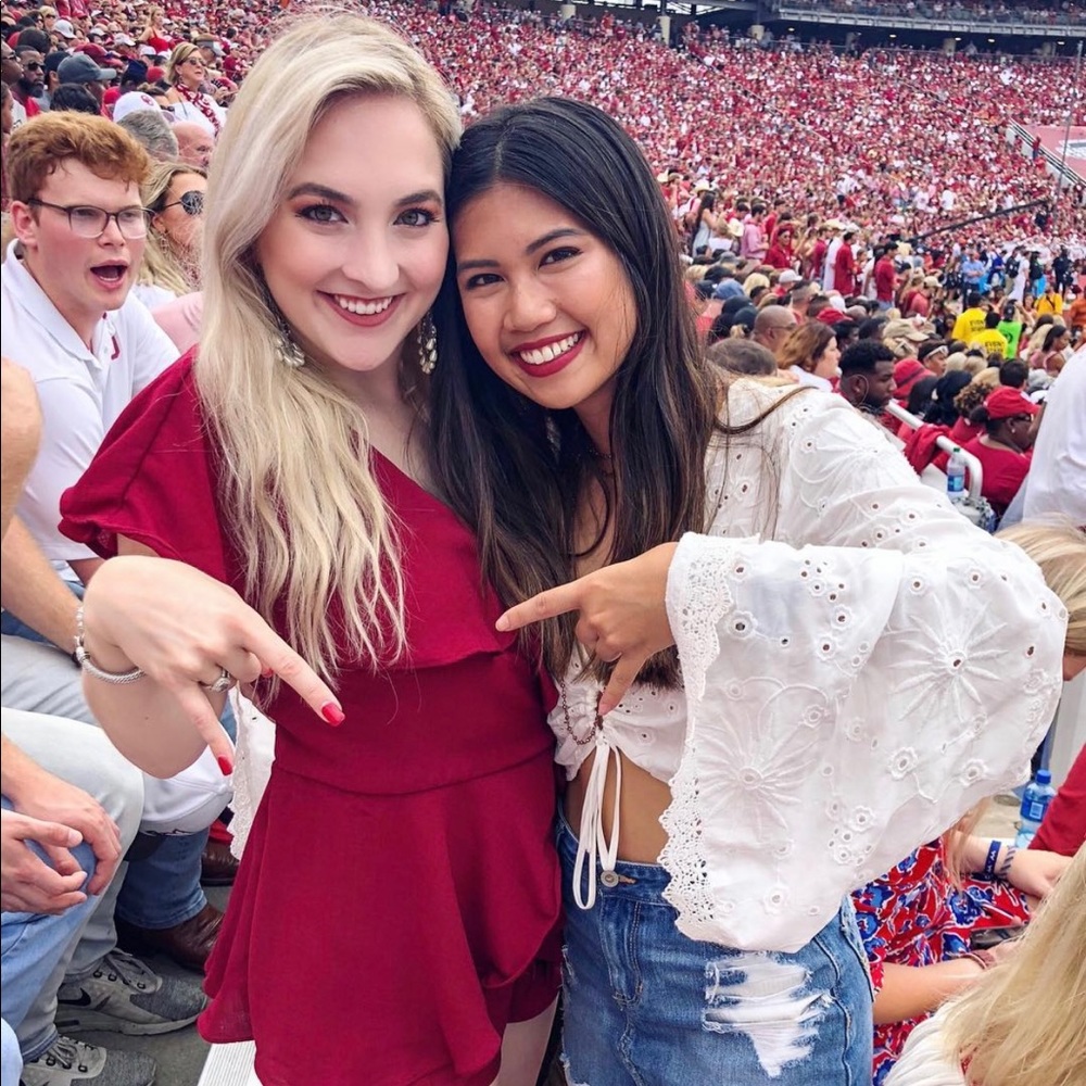Dark Red Romper